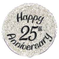 Standard Happy 25th Anniversary